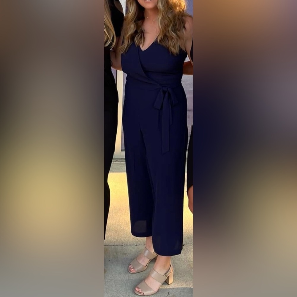Speechless Navy Blue Jumpsuit